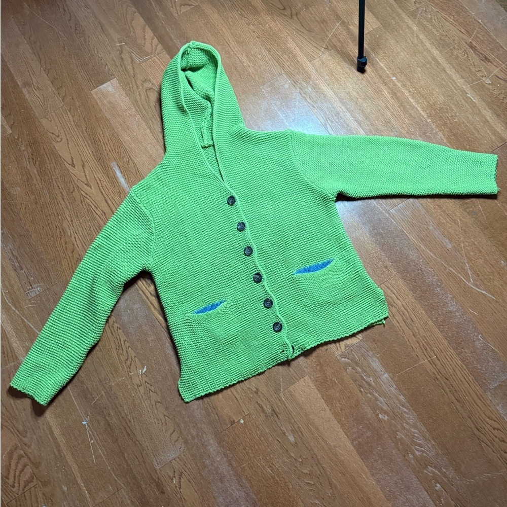 Miss Look Hooded Sweater Light Green